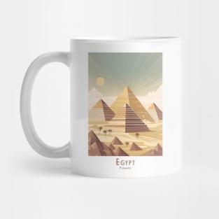 Egypt - Sunrise over the Pyramids Mug